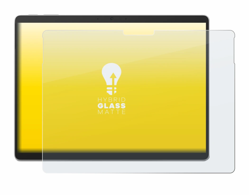 Image of the device Microsoft Surface Pro 10 with a wide variety of screen protectors.