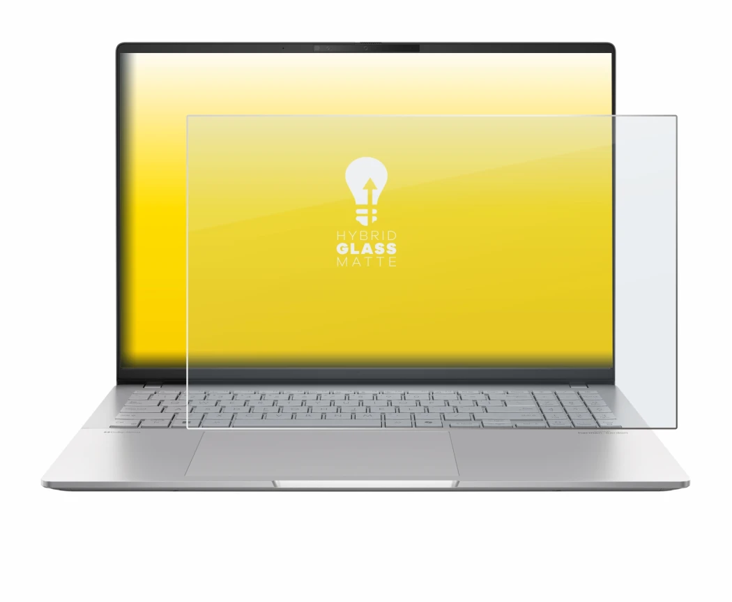 Image of the device ASUS Vivobook S16 OLED M5606 with a wide variety of screen protectors.