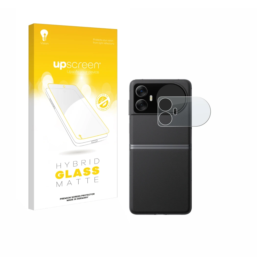 Front side of a product packaging with the brand logo upscreen. Next to it is the device Blackview Hero 10 (Outer display) sho