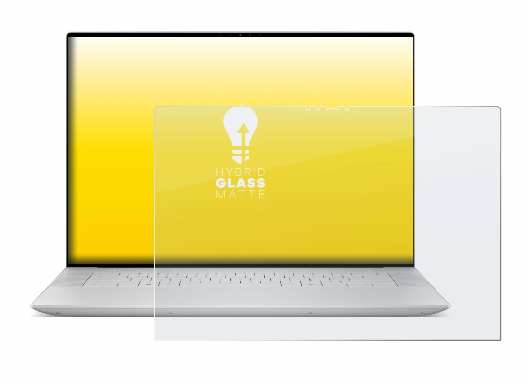 Image of the device Dell XPS 16 9640 with a wide variety of screen protectors.