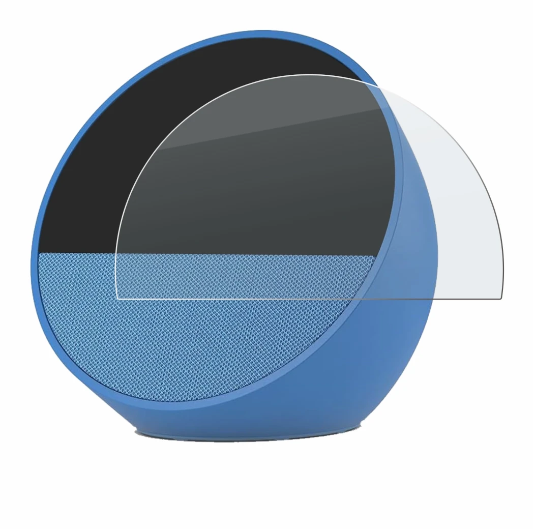 Image of the device Amazon Echo Spot 2024 with a wide variety of screen protectors.