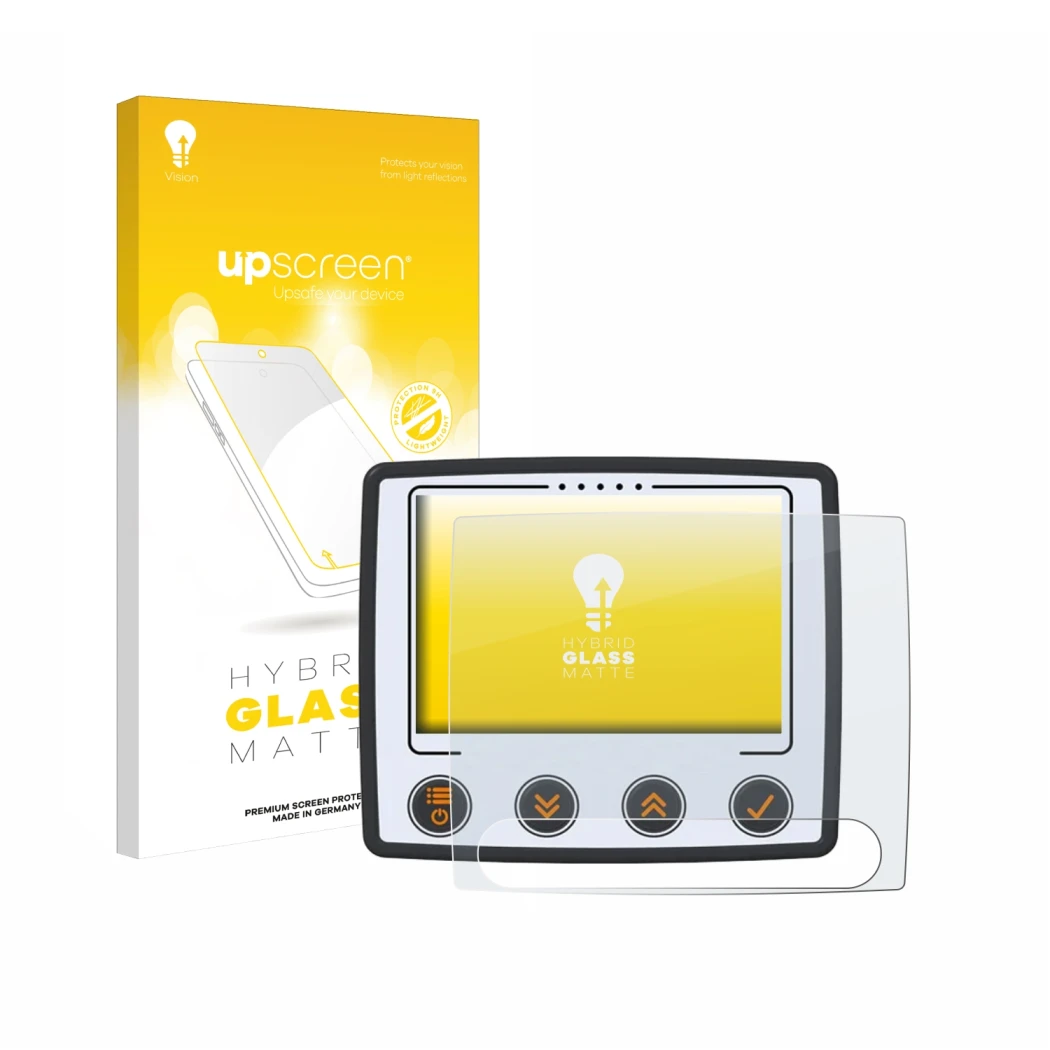 Front side of a product packaging with the brand logo upscreen. Next to it is the device Skytraxx 5 Mini shown with the corres