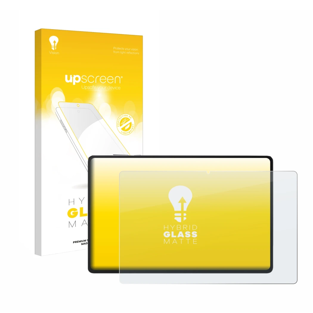 Front side of a product packaging with the brand logo upscreen. Next to it is the device Honor Pad X8a shown with the correspo