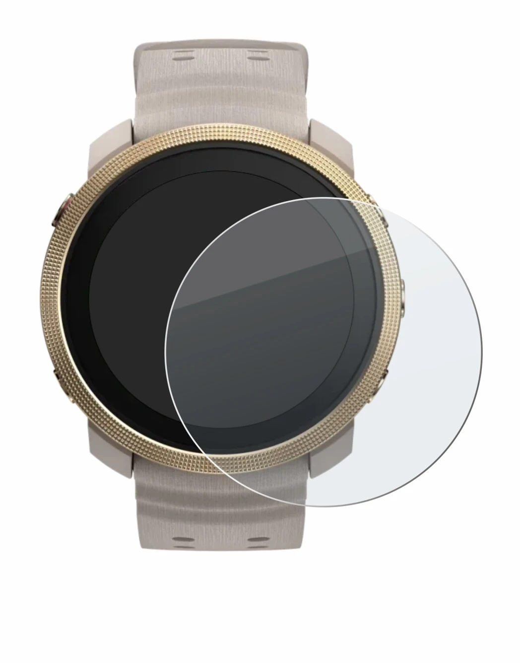 Image of the device Polar Vantage M3 with a wide variety of screen protectors.