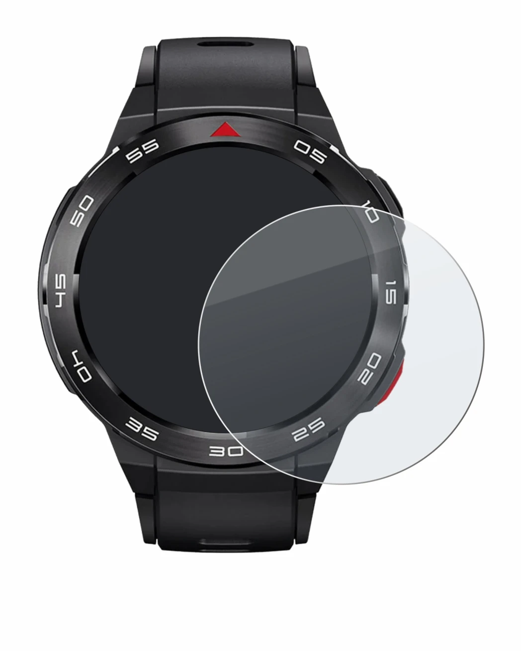 Image of the device Xiaomi Mibro GS Pro with a wide variety of screen protectors.