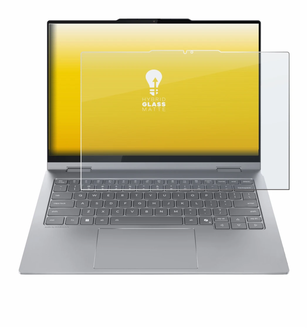 Image of the device Lenovo ThinkBook 14 2-in-1 Gen 5 with a wide variety of screen protectors.