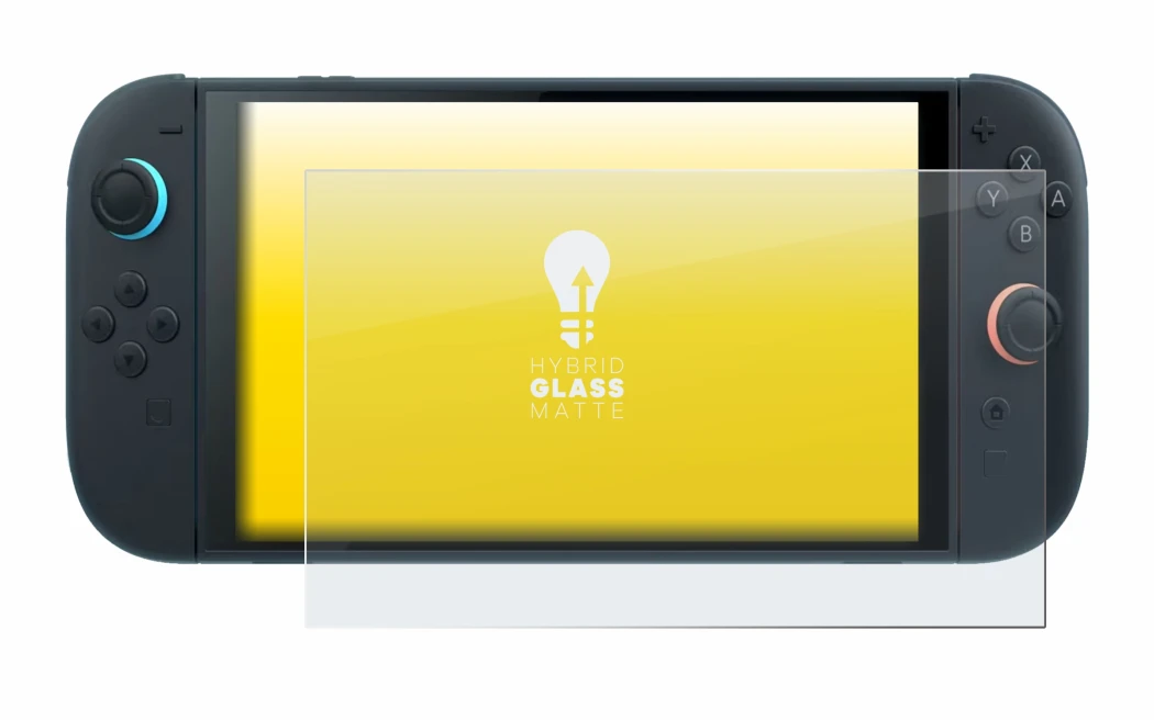 Image of the device Nintendo Switch 2 with a wide variety of screen protectors.