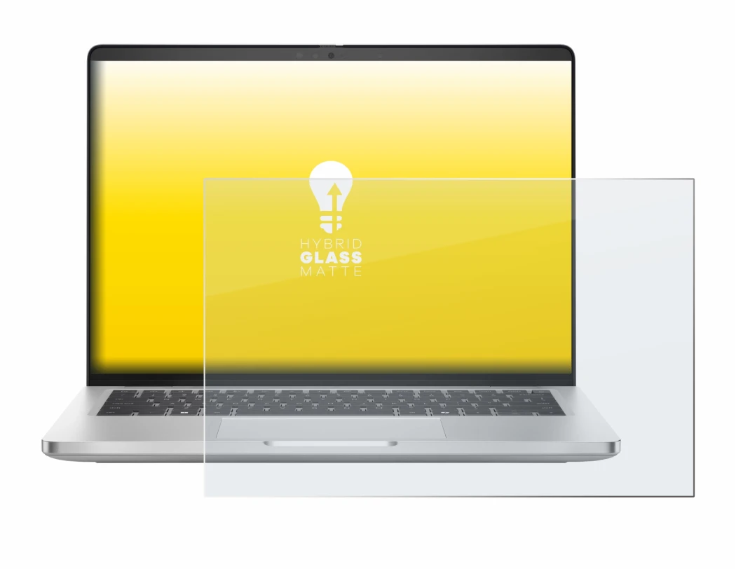 Image of the device Dell Pro 14 Plus PB14250 with a wide variety of screen protectors.