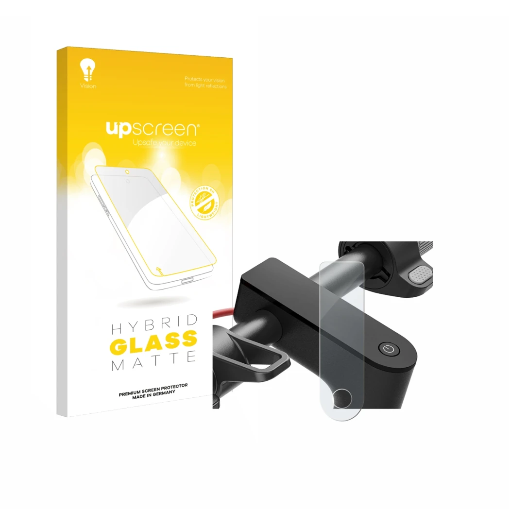 Front side of a product packaging with the brand logo upscreen. Next to it is the device Xiaomi Electric Scooter 4 shown with 