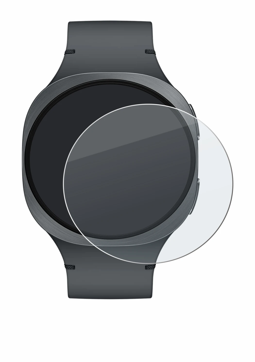 Image of the device Samsung Galaxy Watch 8 (40 mm) with a wide variety of screen protectors.