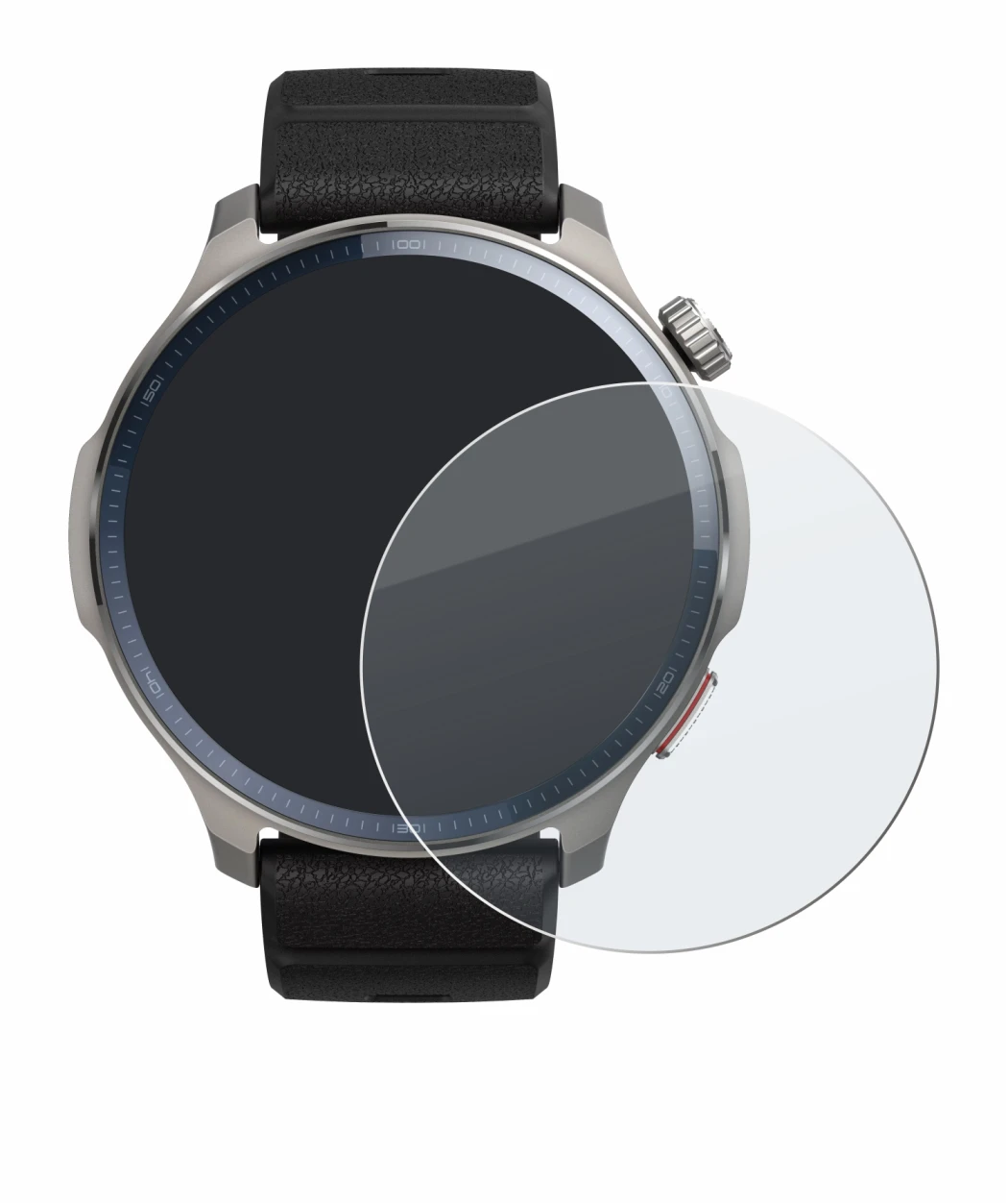 Image of the device Huami Amazfit Balance 2 with a wide variety of screen protectors.