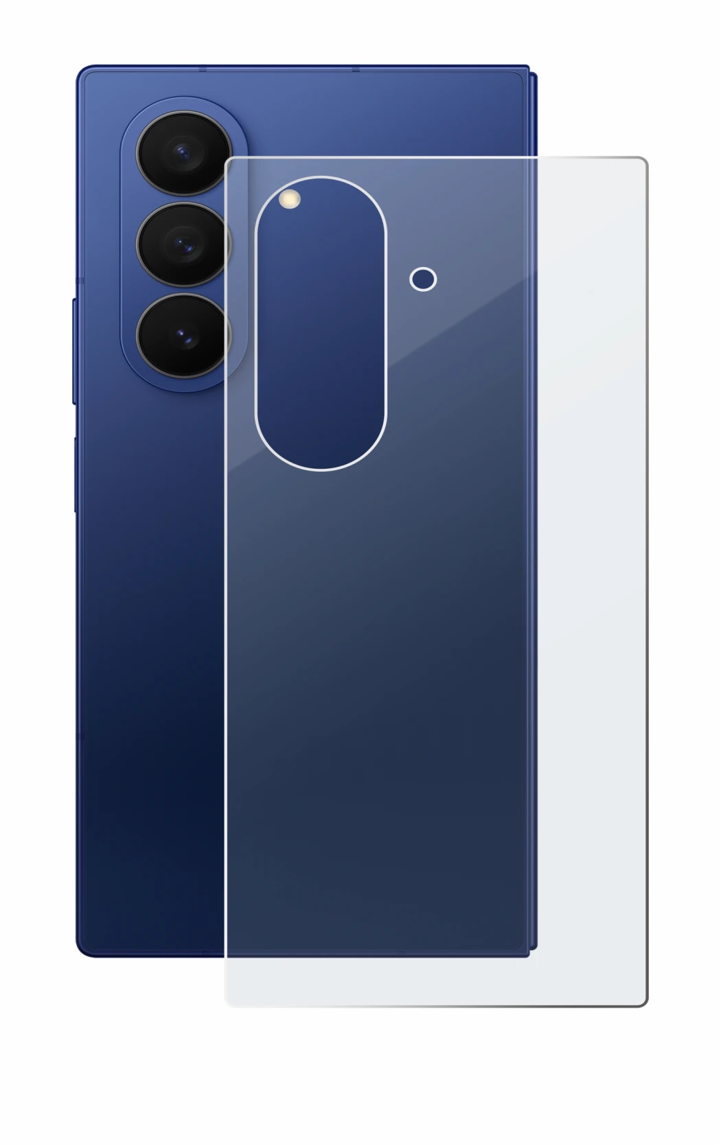 Image of the device Samsung Galaxy Z Fold 7 (Back) with a wide variety of screen protectors.