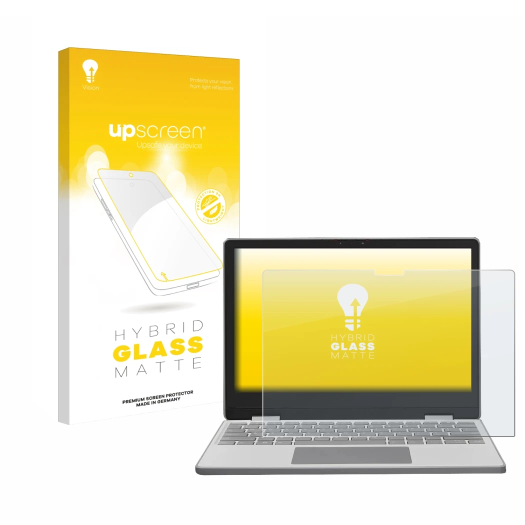 Front side of a product packaging with the brand logo upscreen. Next to it is the device Framework Laptop 12 shown with the co