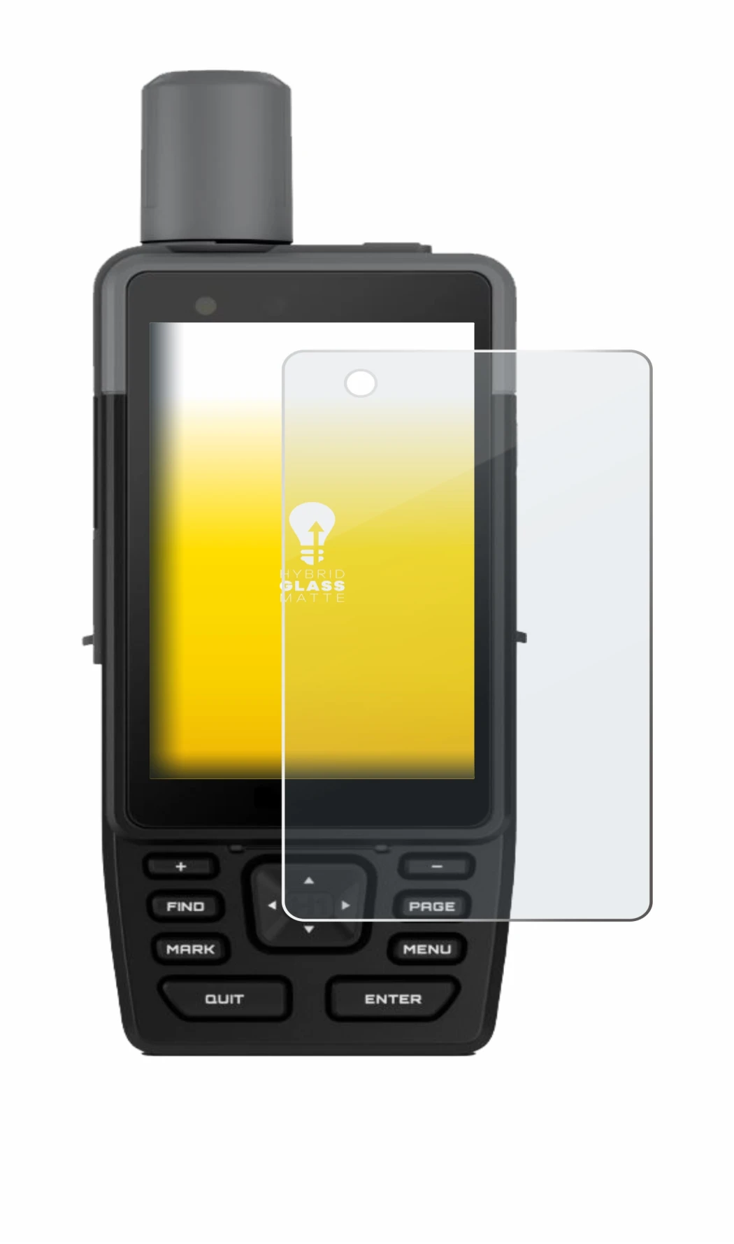 Image of the device Garmin GPSMAP H1 with a wide variety of screen protectors.