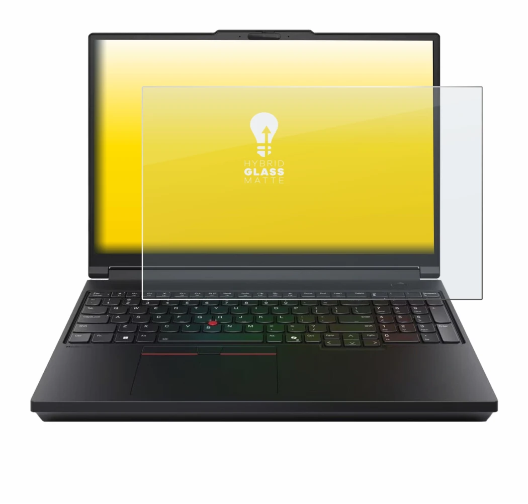 Image of the device Lenovo ThinkPad P16 Gen 3 with a wide variety of screen protectors.