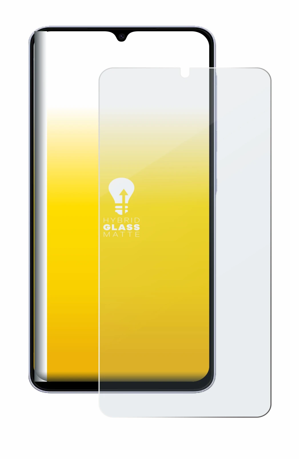Image of the device Samsung Galaxy A07 with a wide variety of screen protectors.