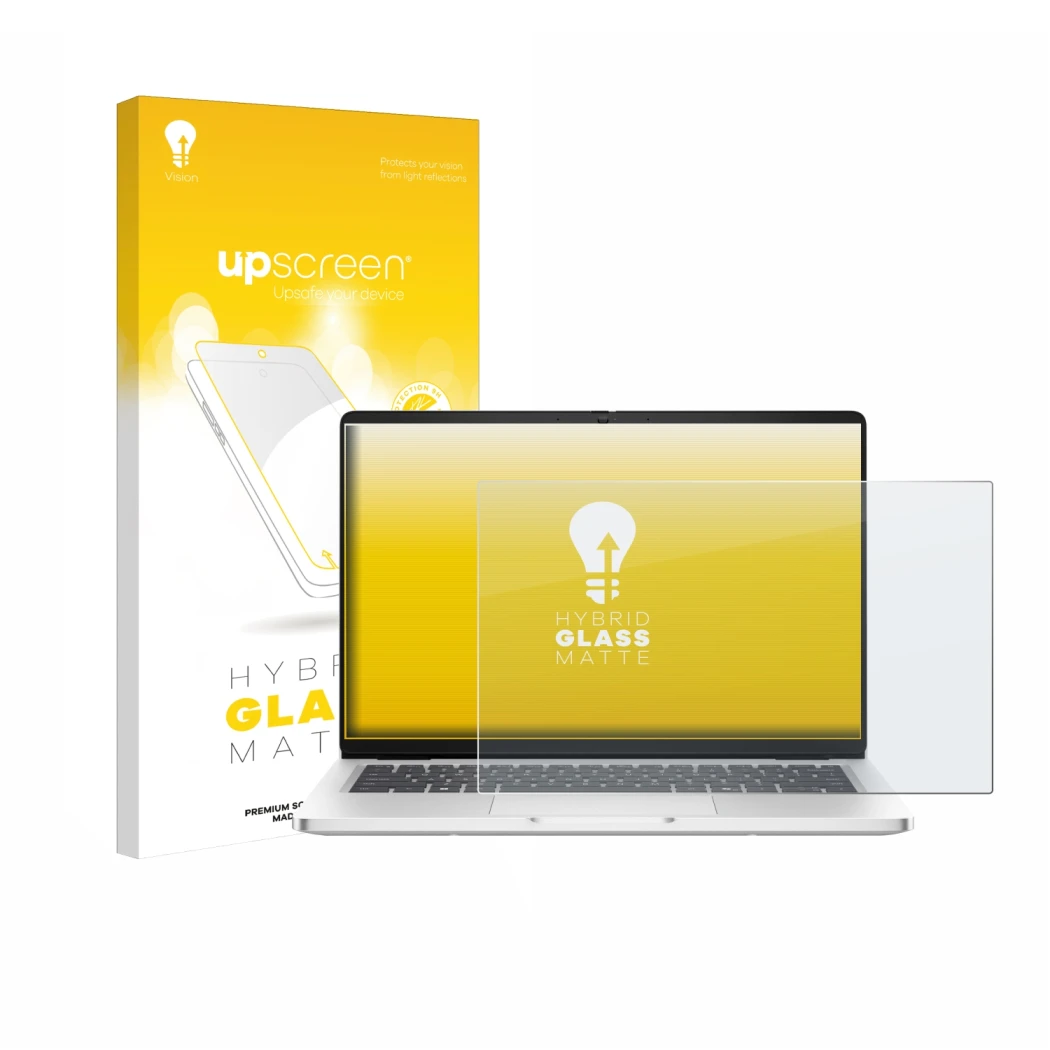 Front side of a product packaging with the brand logo upscreen. Next to it is the device Dell Pro 14 Premium PA14250 Non-Touch