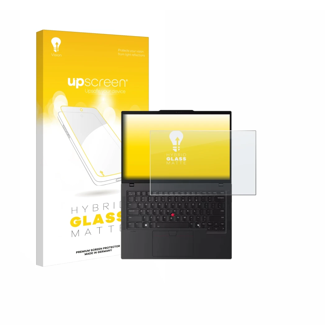 Front side of a product packaging with the brand logo upscreen. Next to it is the device Lenovo ThinkPad P14s Gen 6 14.5