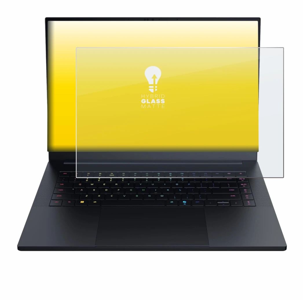 Image of the device Razer Blade 16 2025 with a wide variety of screen protectors.