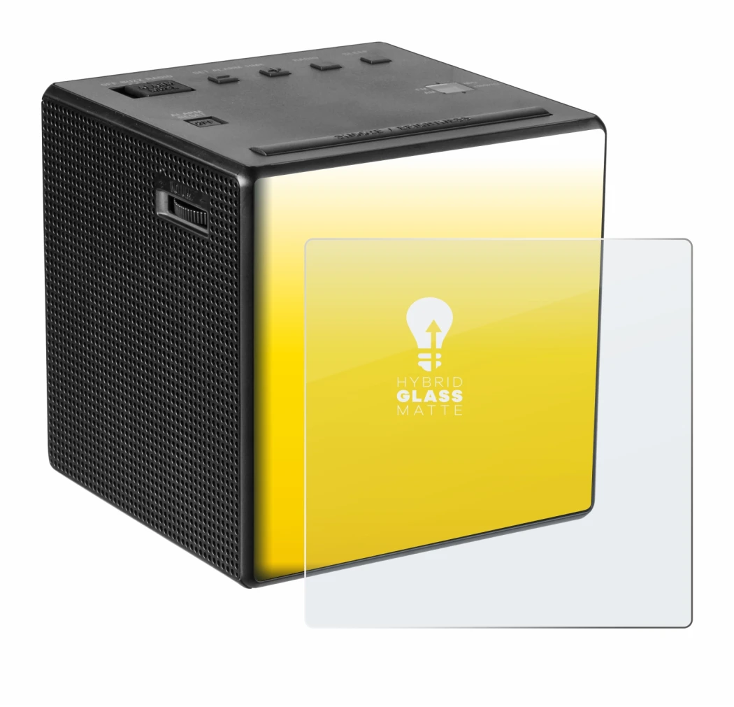 Image of the device Sony ICF-C1 with a wide variety of screen protectors.