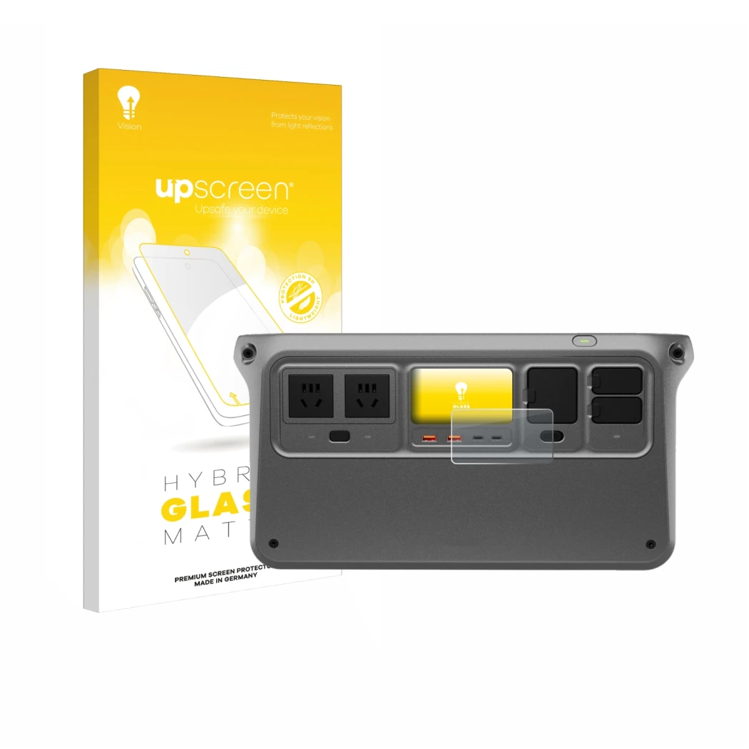 Front side of a product packaging with the brand logo upscreen. Next to it is the device DJI Power 1000 V2 shown with the corr