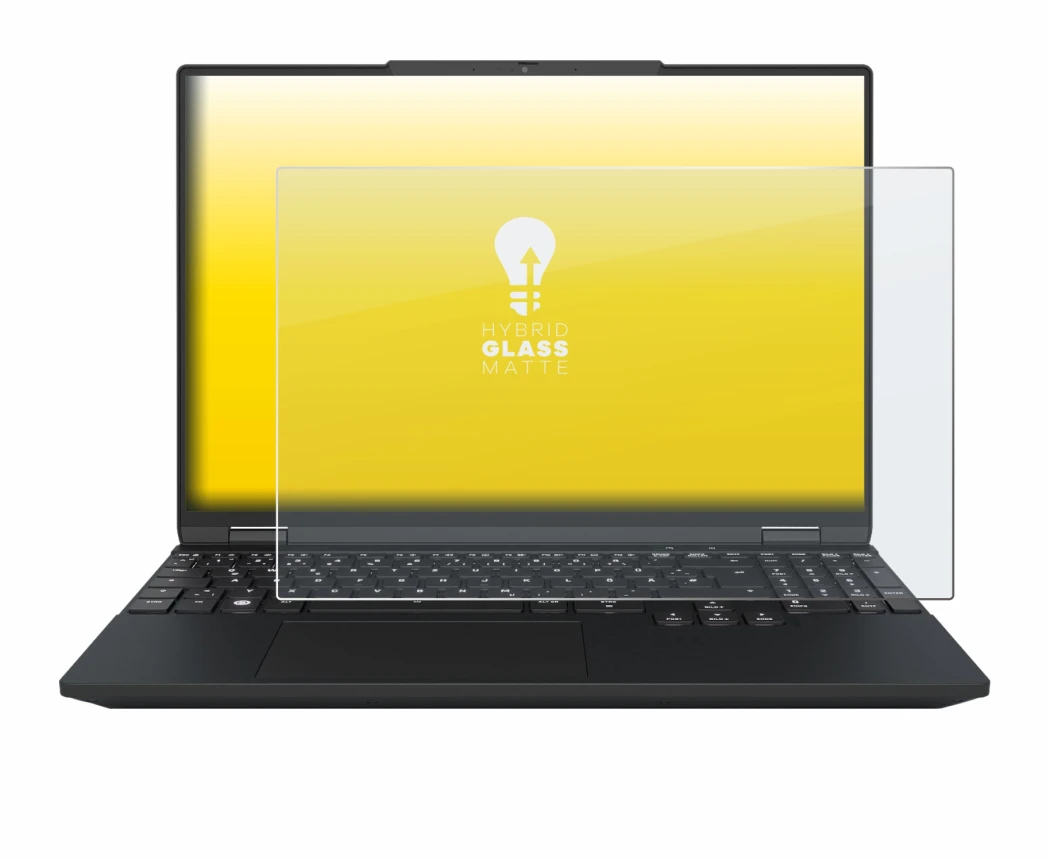 Image of the device Tuxedo InfinityBook Max 15 Gen 10 with a wide variety of screen protectors.