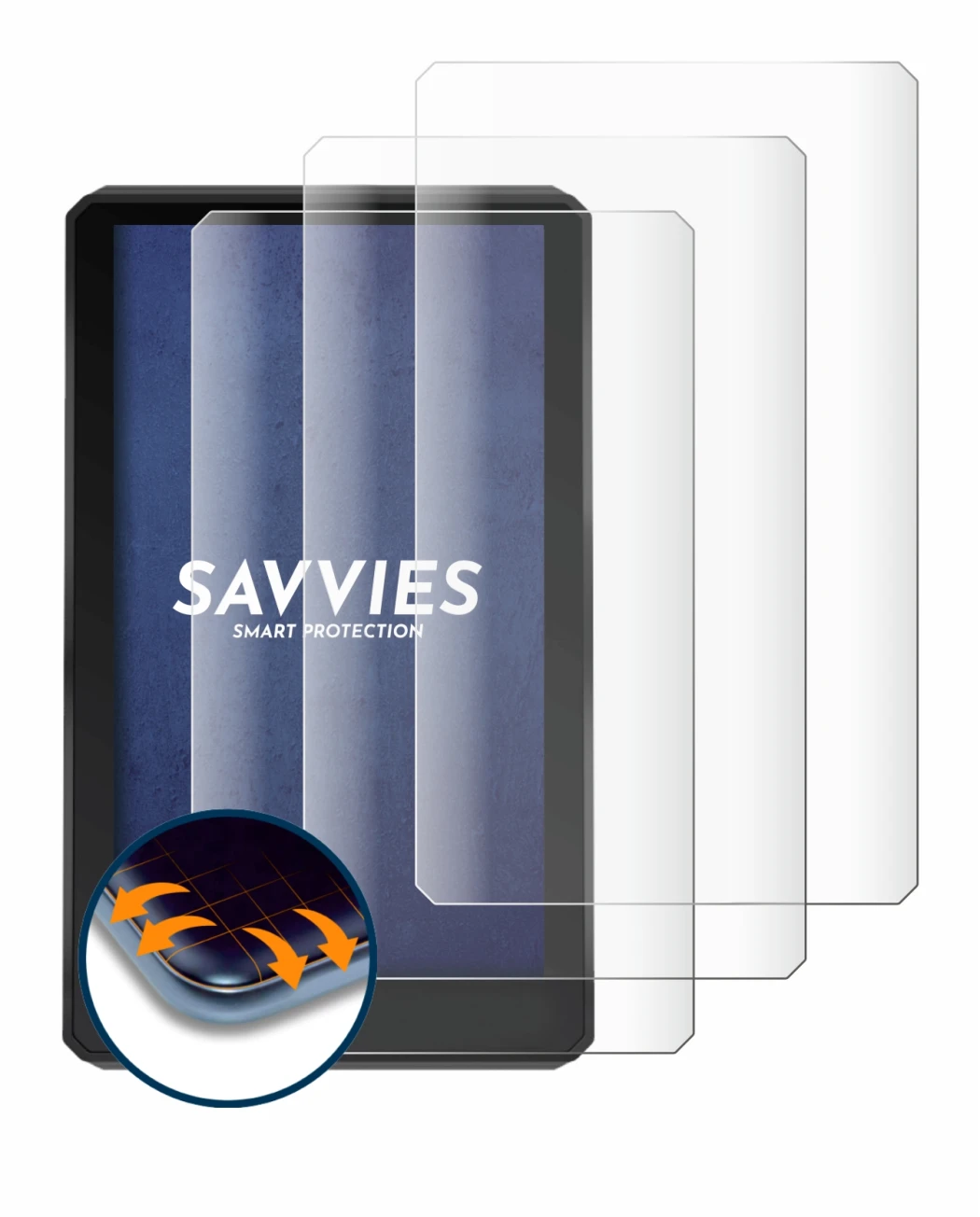 Image of the device Garmin zumo XT with a wide variety of screen protectors.