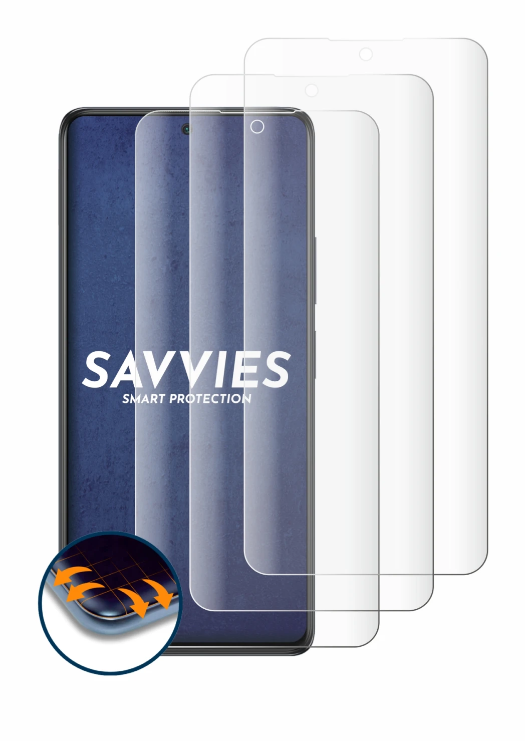 Image of the device Xiaomi Redmi Note 10S with a wide variety of screen protectors.