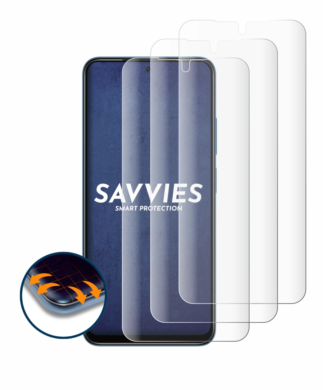 Image of the device Xiaomi Redmi Note 11S with a wide variety of screen protectors.