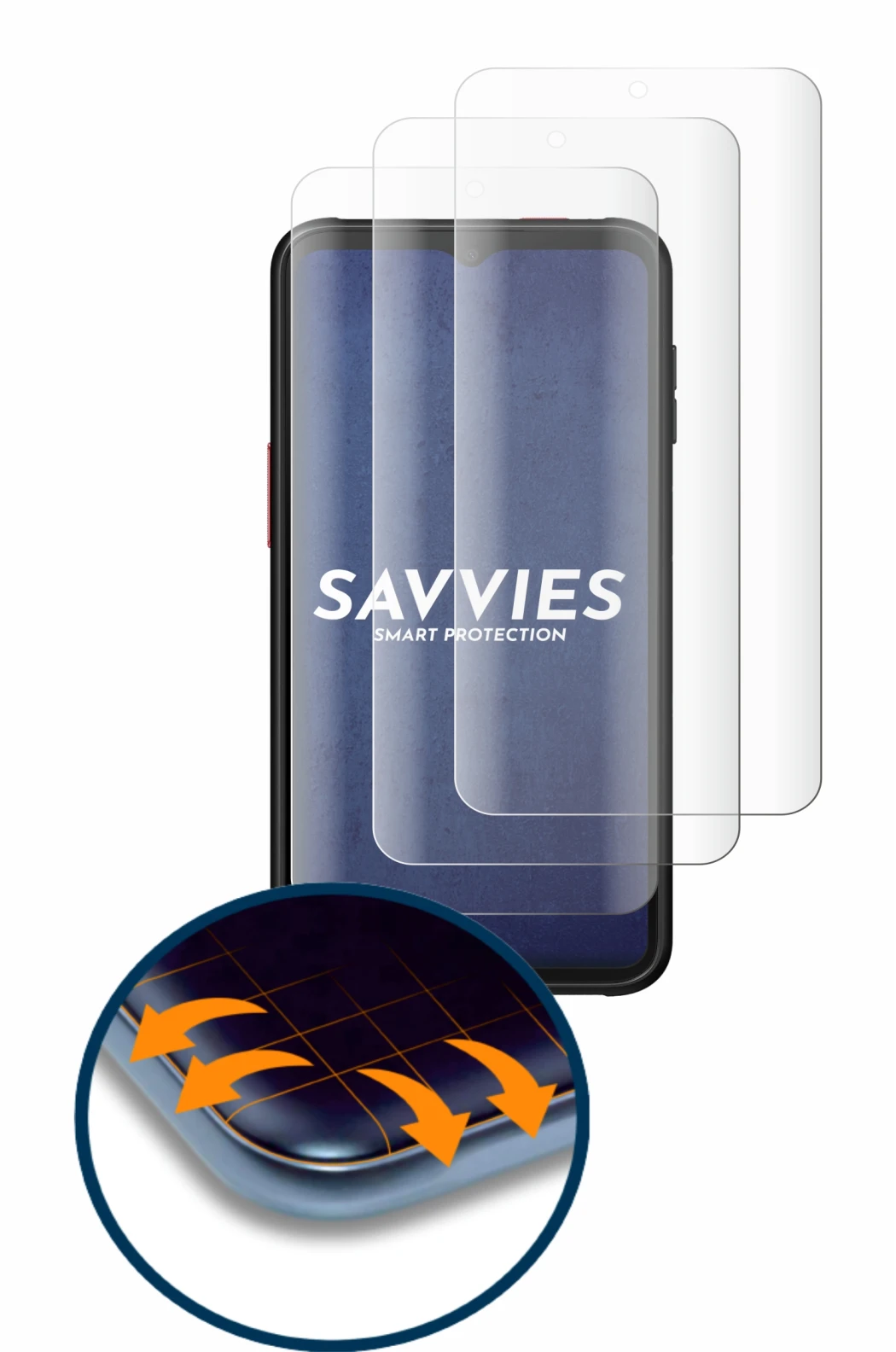 Image of the device Samsung Galaxy Xcover 6 Pro with a wide variety of screen protectors.