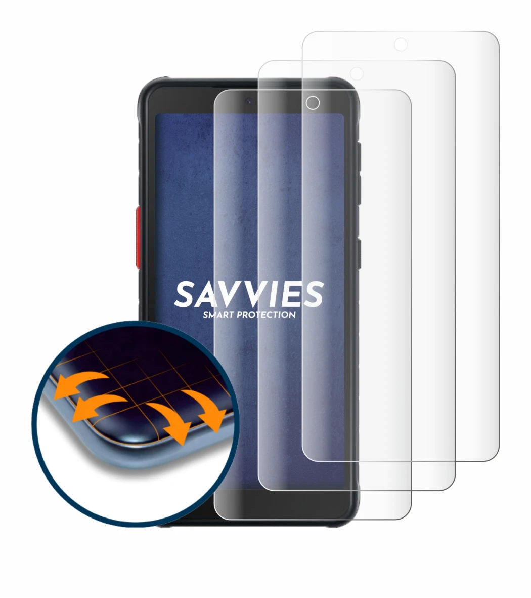 Image of the device Samsung Galaxy XCover 5 Enterprise Edition with a wide variety of screen protectors.