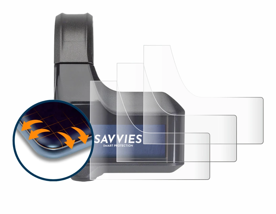 Image of the device Shimano Steps SC-E7000 with a wide variety of screen protectors.