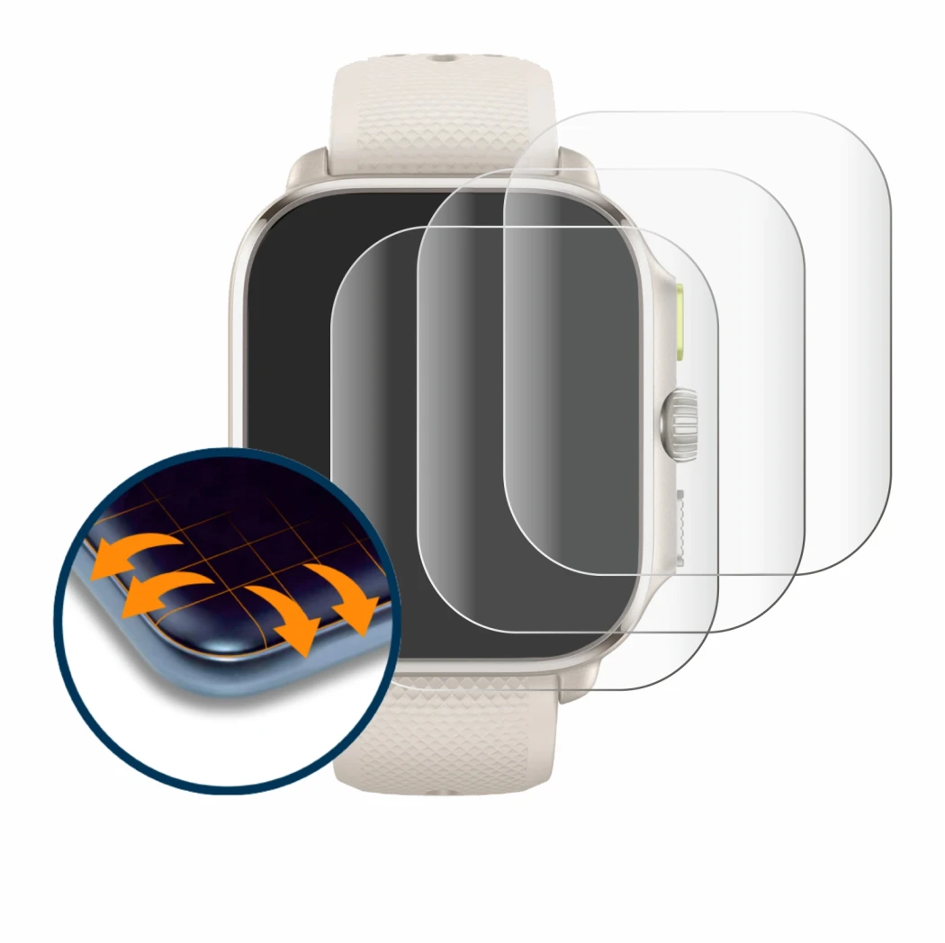 Image of the device Huami Amazfit Cheetah (Square) with a wide variety of screen protectors.