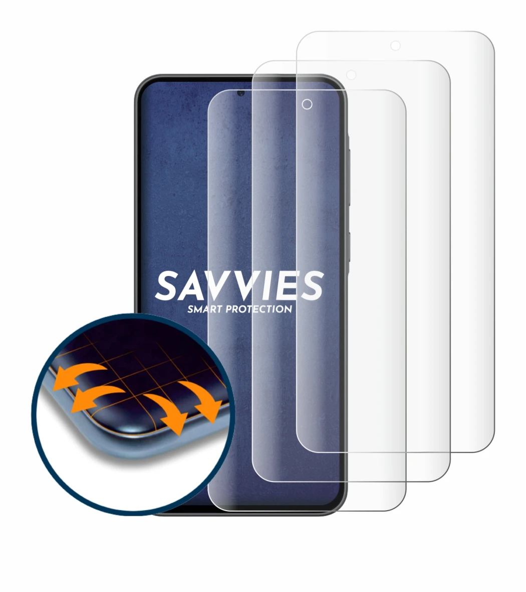 Image of the device Samsung Galaxy A36 5G with a wide variety of screen protectors.