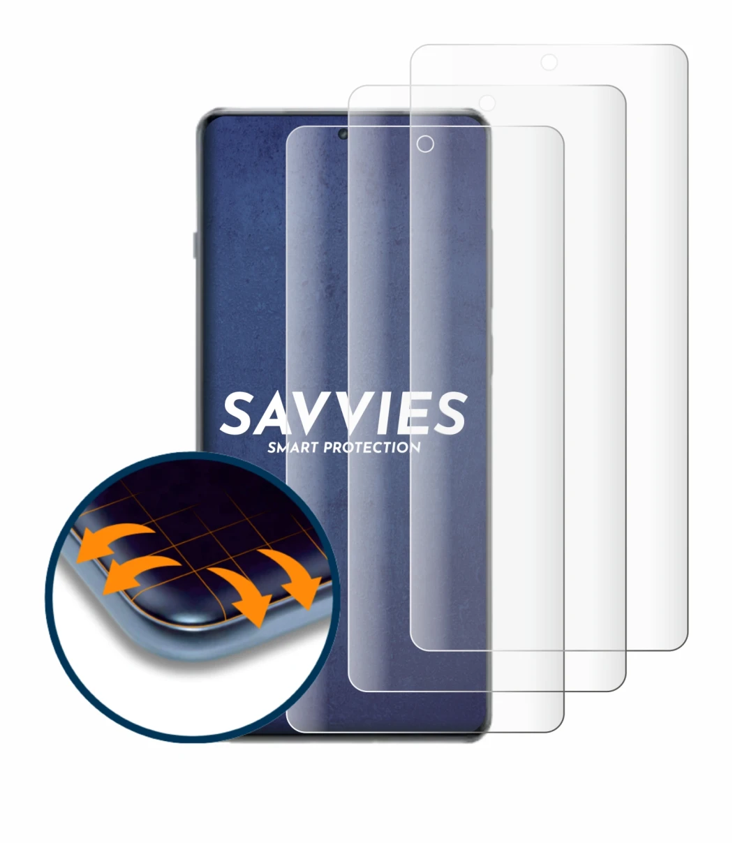 Image of the device OnePlus 13R with a wide variety of screen protectors.