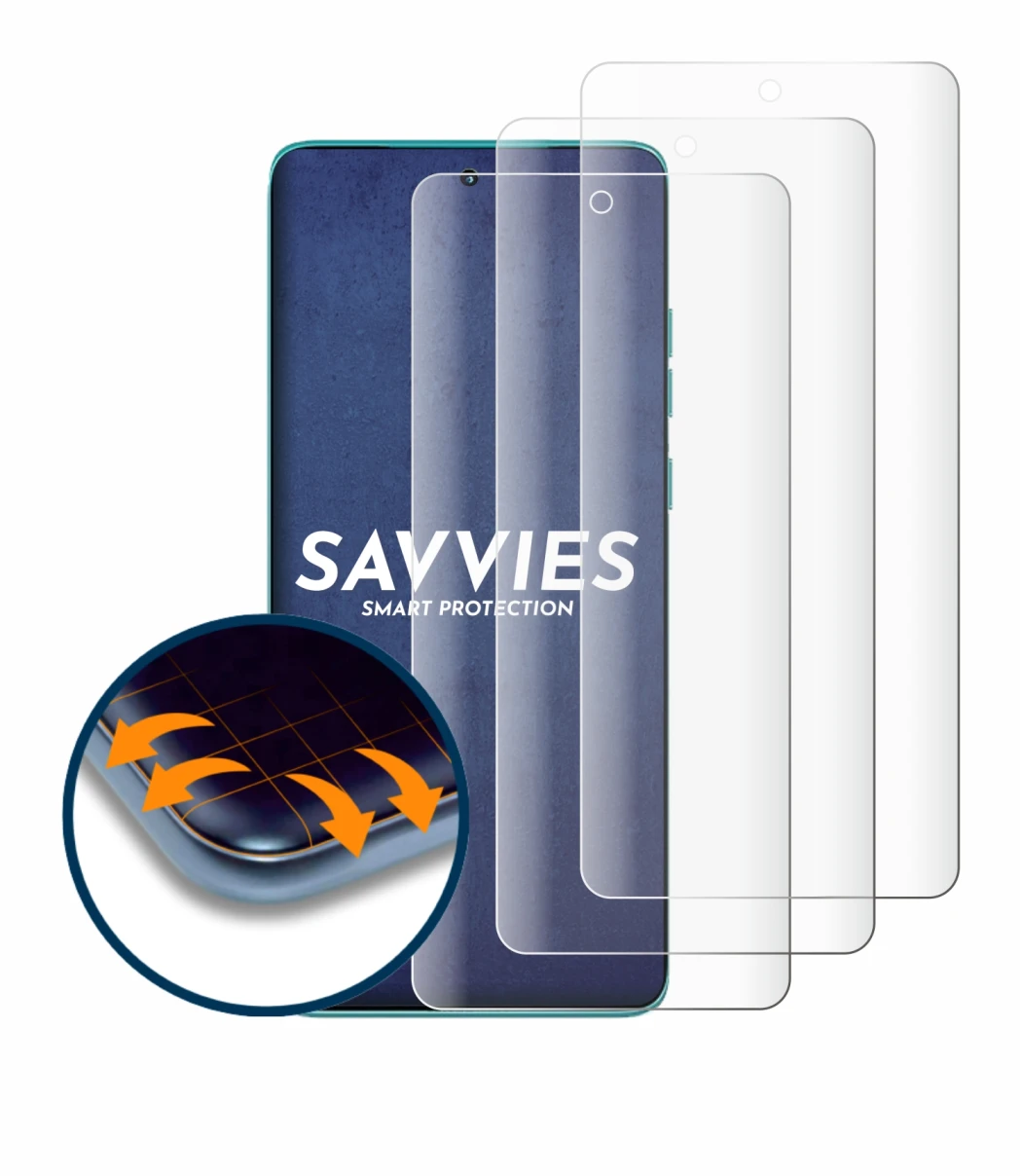 Image of the device Motorola Edge 60 with a wide variety of screen protectors.