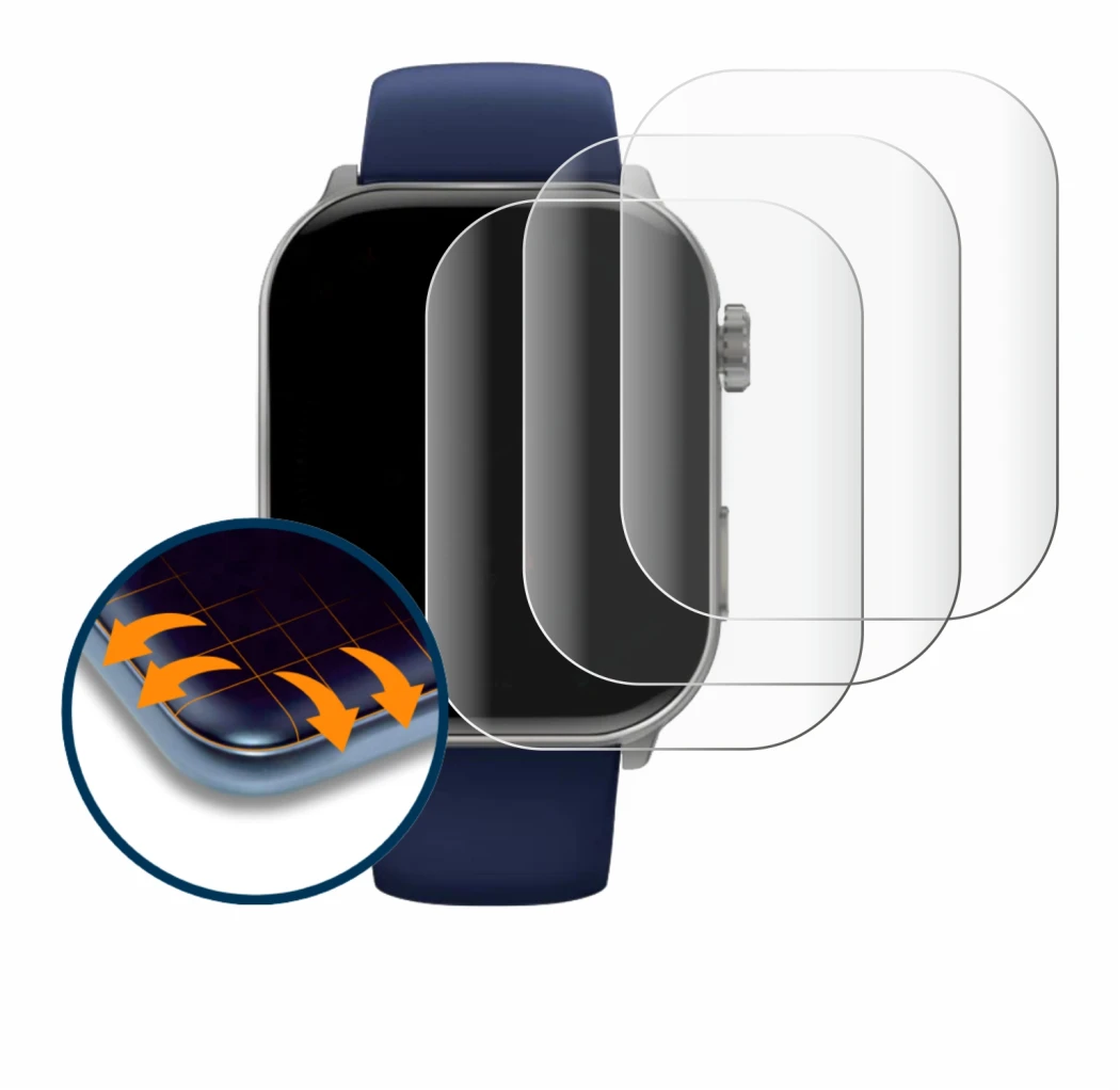 Image of the device Gard Pro Health Smartwatch 3 (41 mm) with a wide variety of screen protectors.