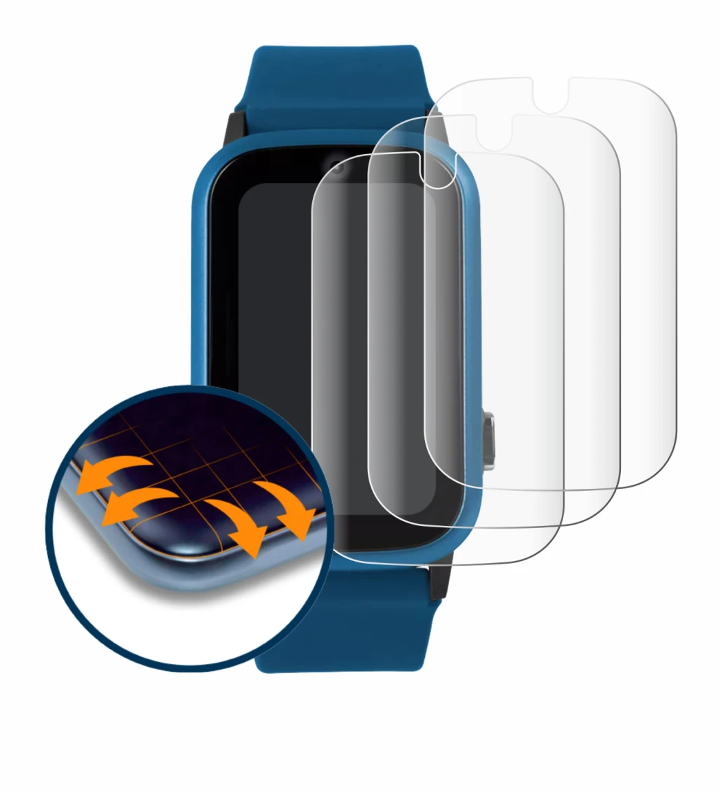 Image of the device One2Track Connect Adventure with a wide variety of screen protectors.
