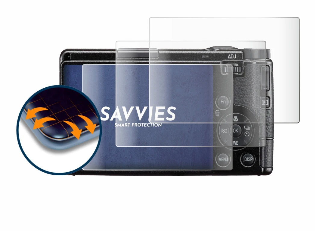 Image of the device Ricoh GR IV 2025 with a wide variety of screen protectors.