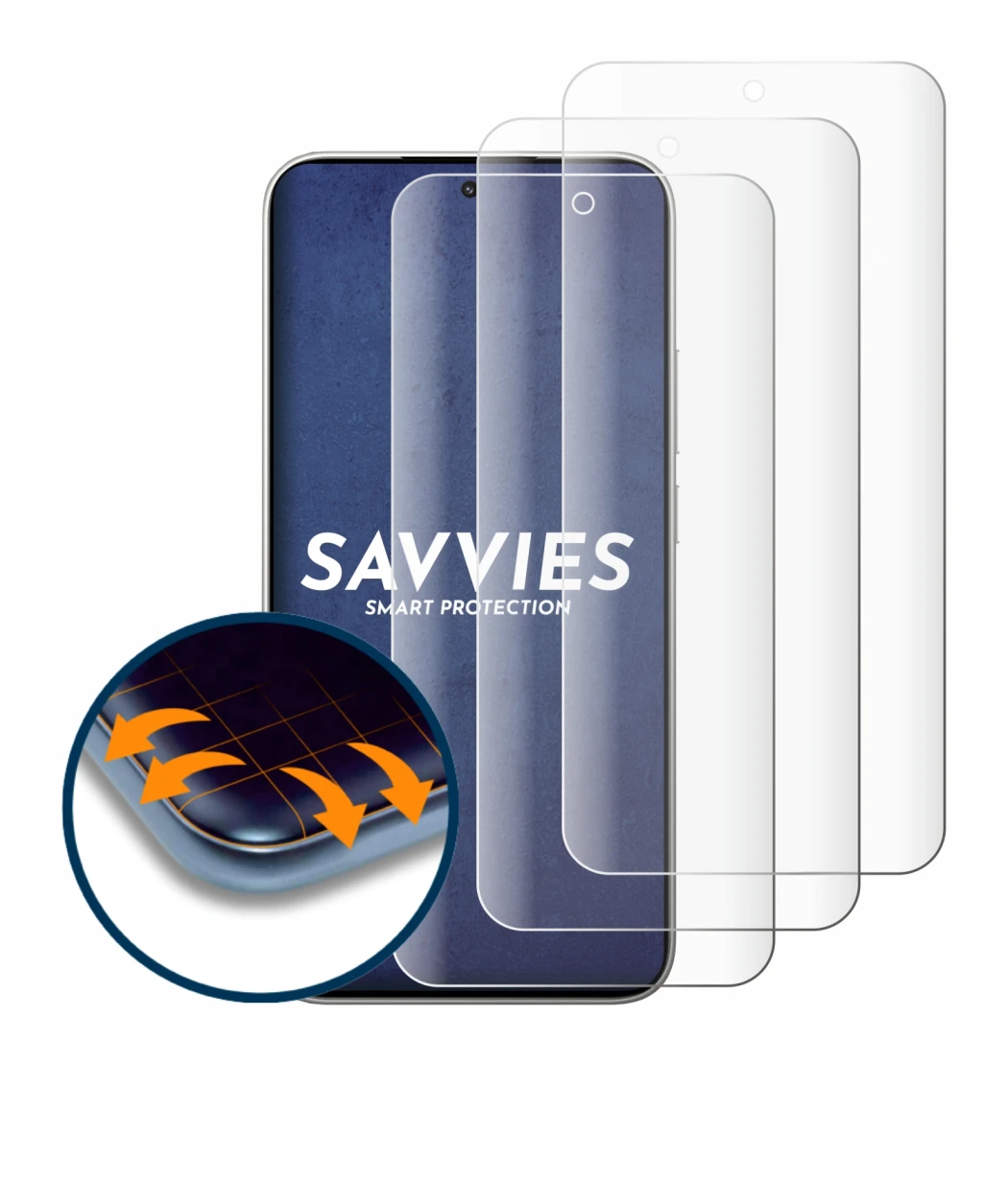 Image of the device Xiaomi 15T with a wide variety of screen protectors.