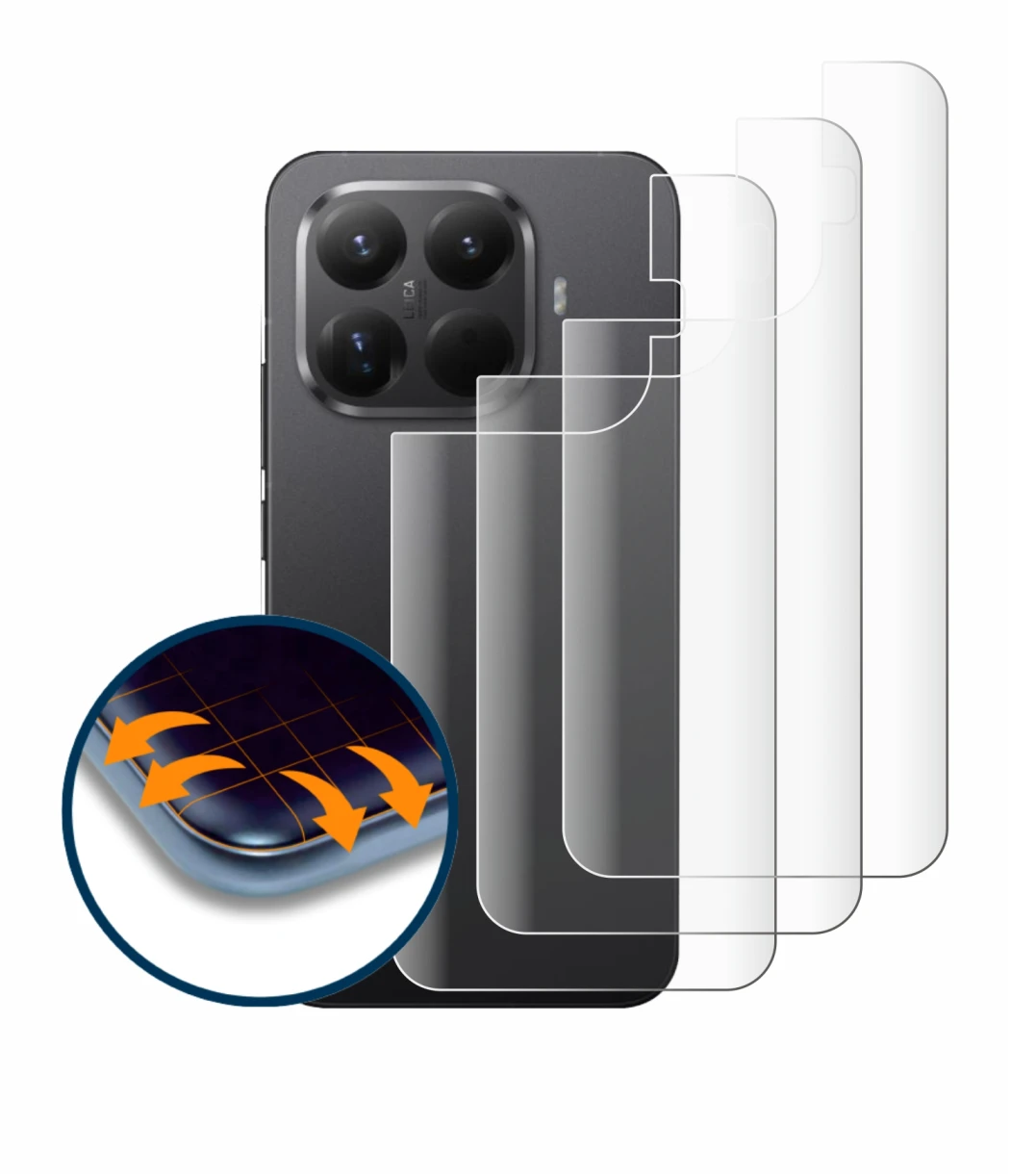 Image of the device Xiaomi 15T Pro (Back) with a wide variety of screen protectors.