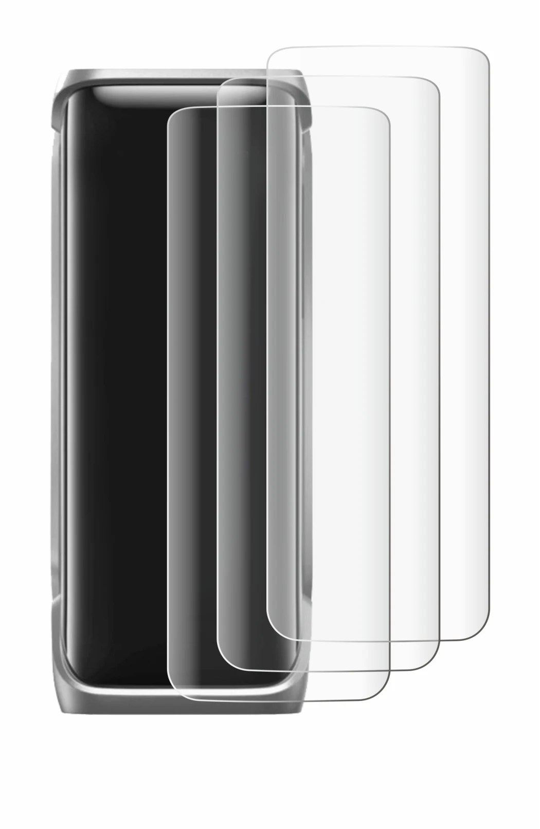 Image of the device EcoFlow Rapid Pro X with a wide variety of screen protectors.
