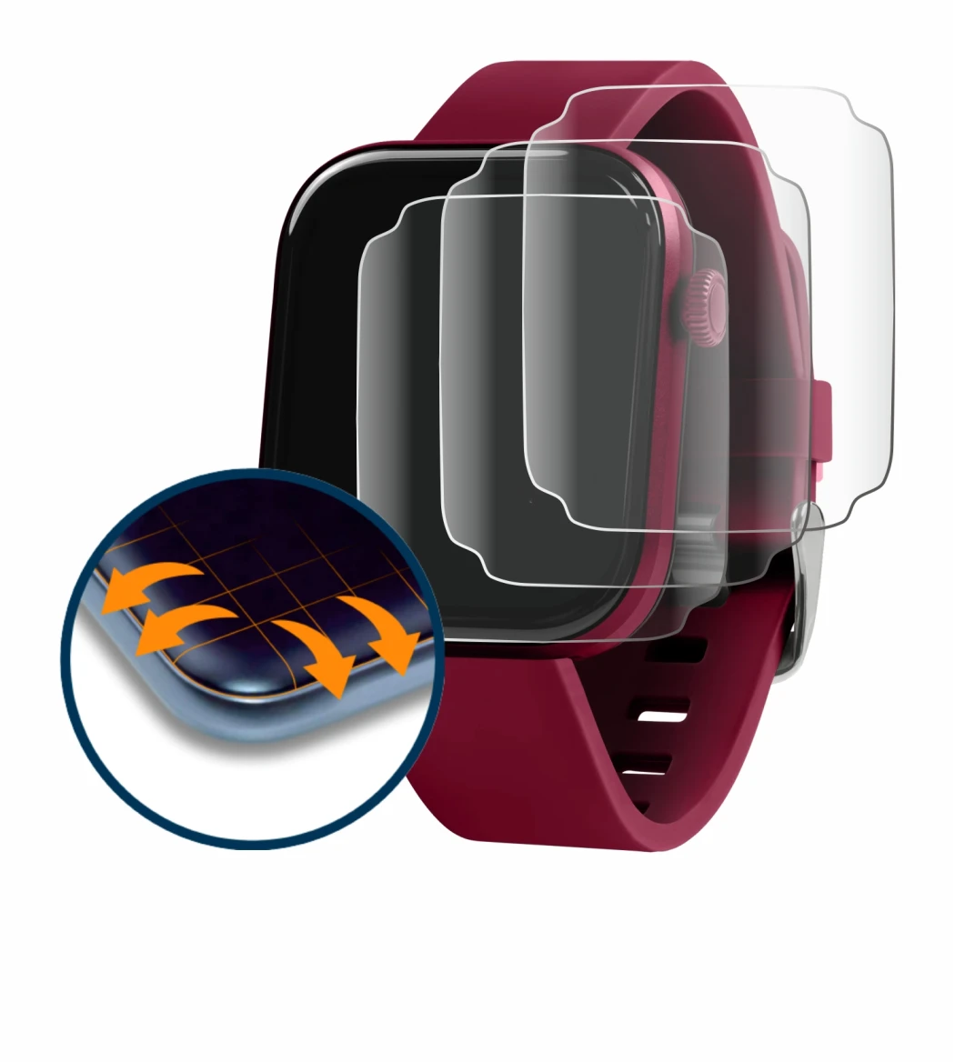 Image of the device Reflex Active Spectra 300 S with a wide variety of screen protectors.