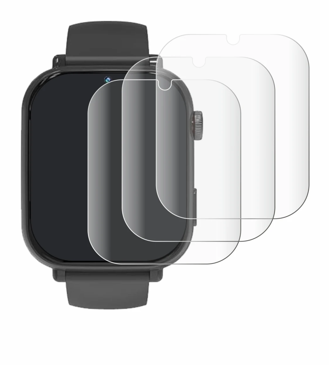 Image of the device Pthtechus A22 with a wide variety of screen protectors.