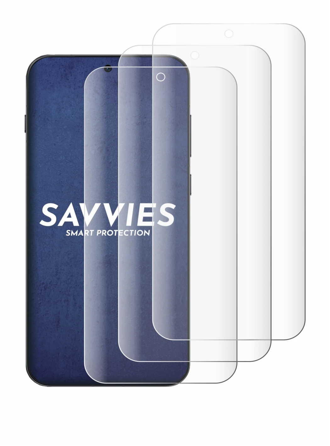 Image of the device Oppo Find X9s with a wide variety of screen protectors.