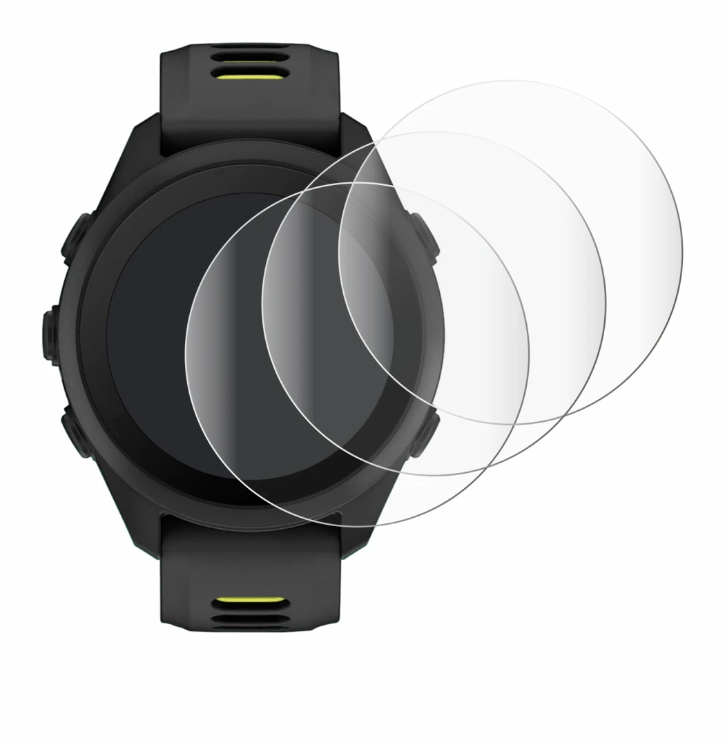 Image of the device Garmin Forerunner 170 with a wide variety of screen protectors.
