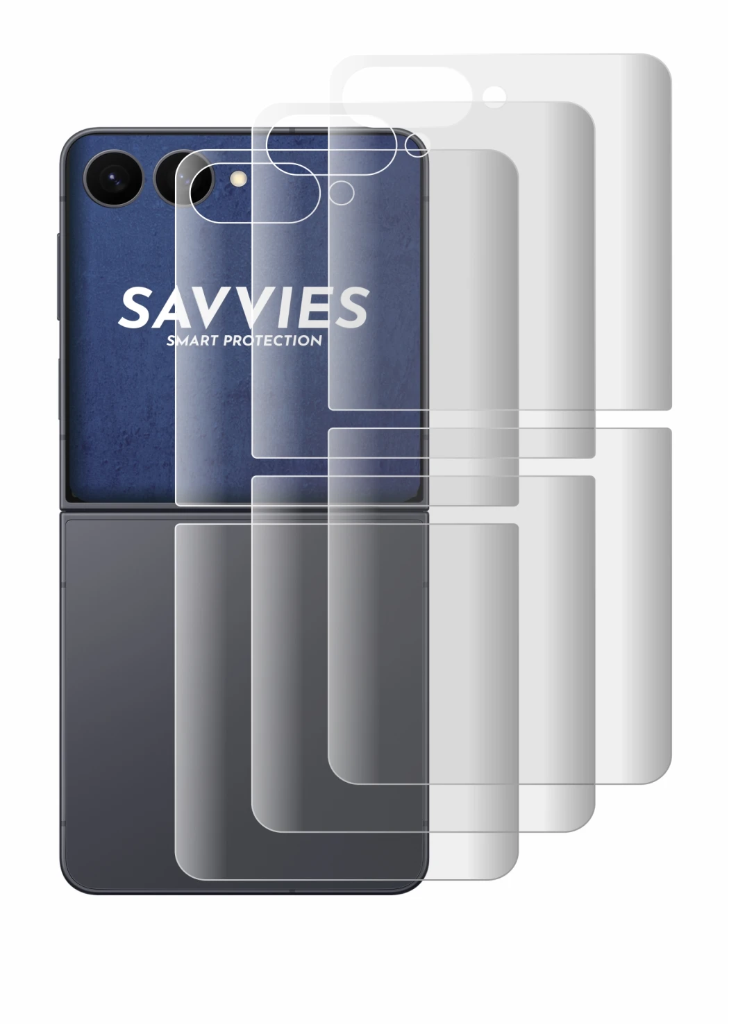 Image of the device Samsung Galaxy Z Flip 8 (Back) with a wide variety of screen protectors.
