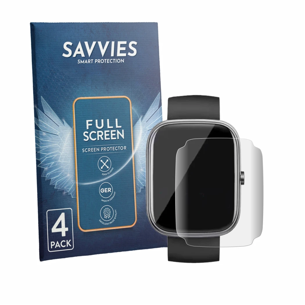 Front side of a product packaging with the brand logo Savvies. Next to it is the device Jugeman T60 1.91