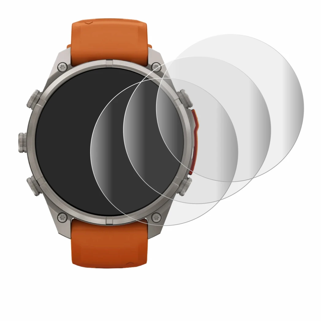 Image of the device Garmin Fenix 9 Pro (47 mm) with a wide variety of screen protectors.