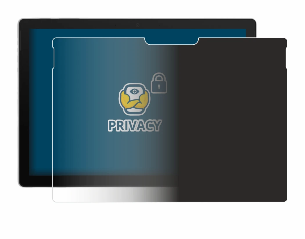 Image of the device Microsoft Surface Pro 7 with a wide variety of screen protectors.